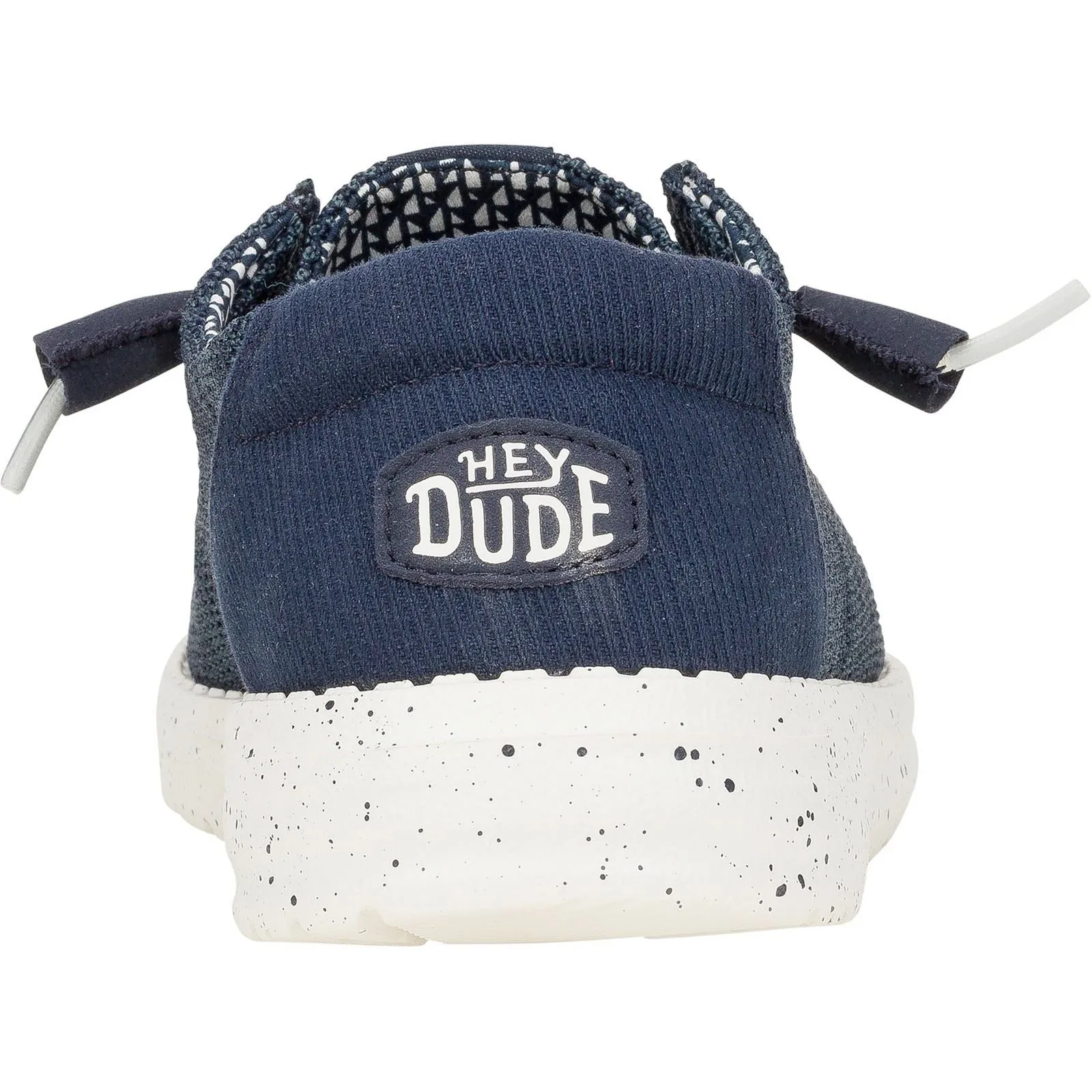 HEYDUDE Wendy Stretch Mesh Polyester Women's Navy Loafers