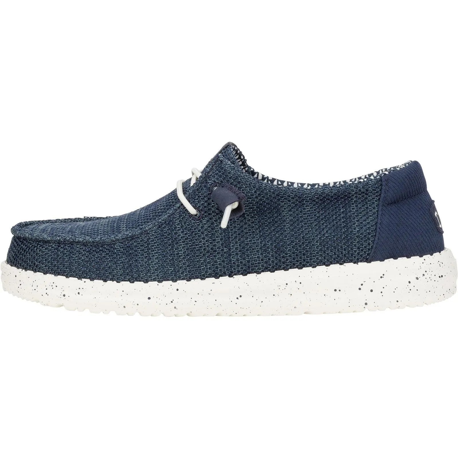 HEYDUDE Wendy Stretch Mesh Polyester Women's Navy Loafers