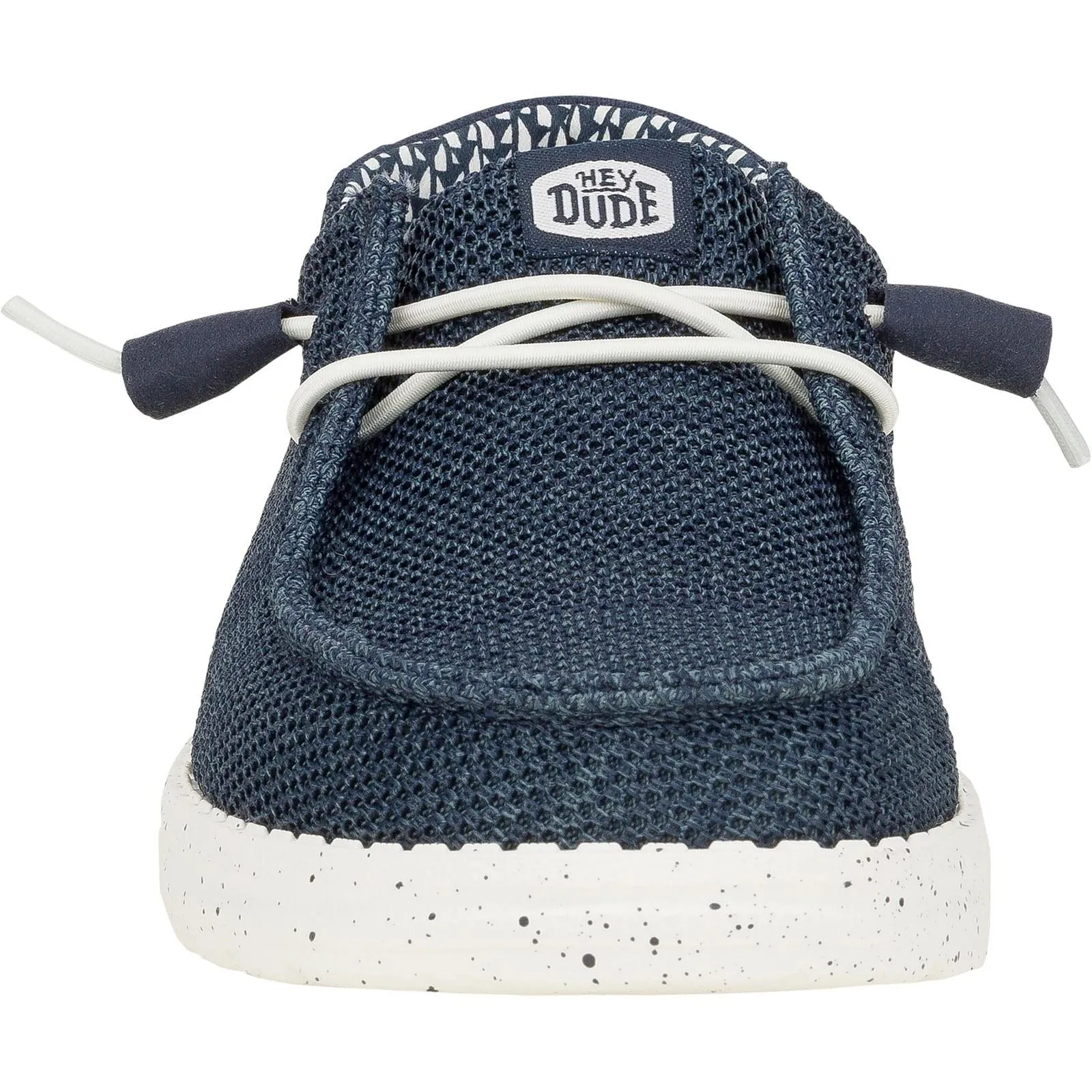 HEYDUDE Wendy Stretch Mesh Polyester Women's Navy Loafers