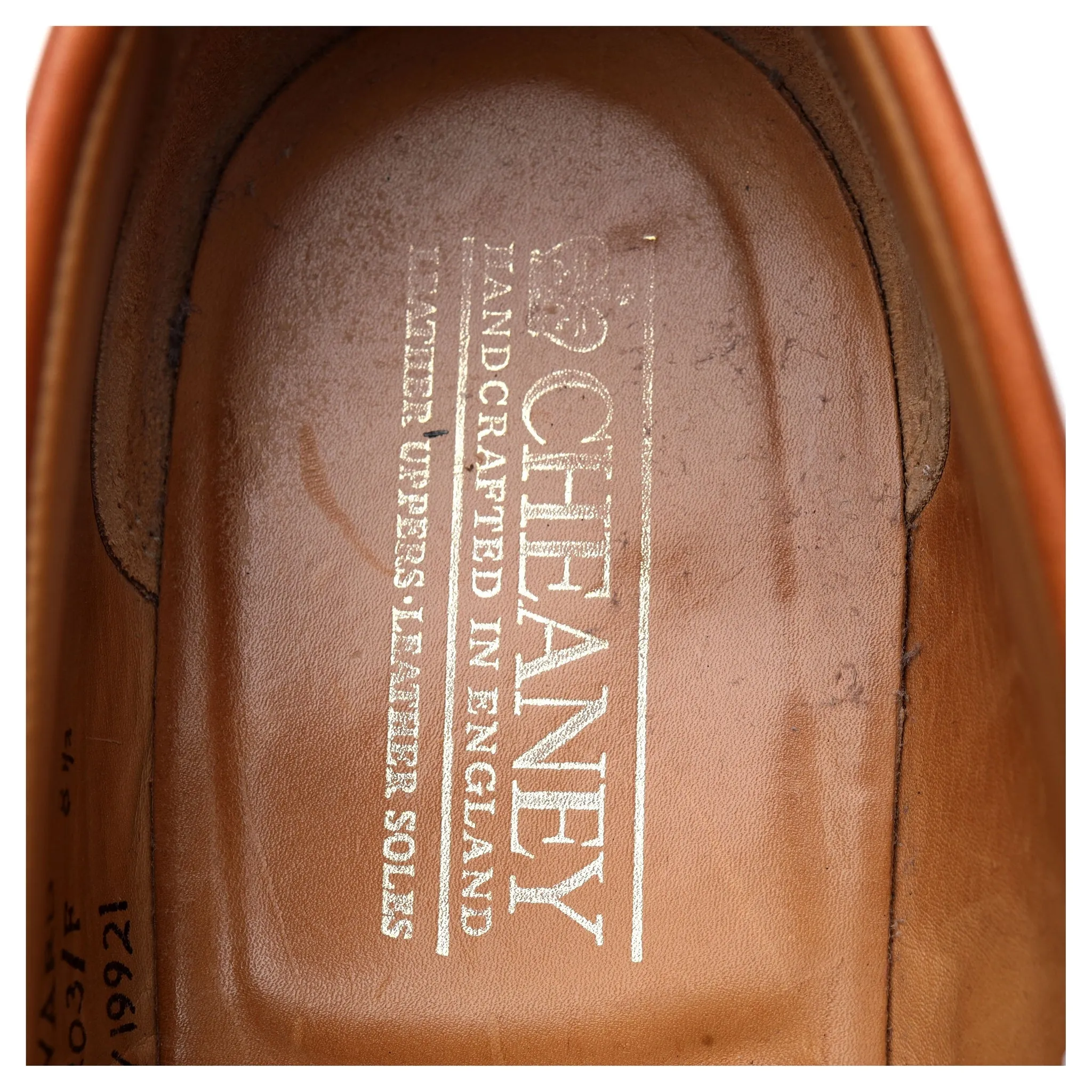 'Howard' Tan Brown Leather Loafers UK 8.5 F