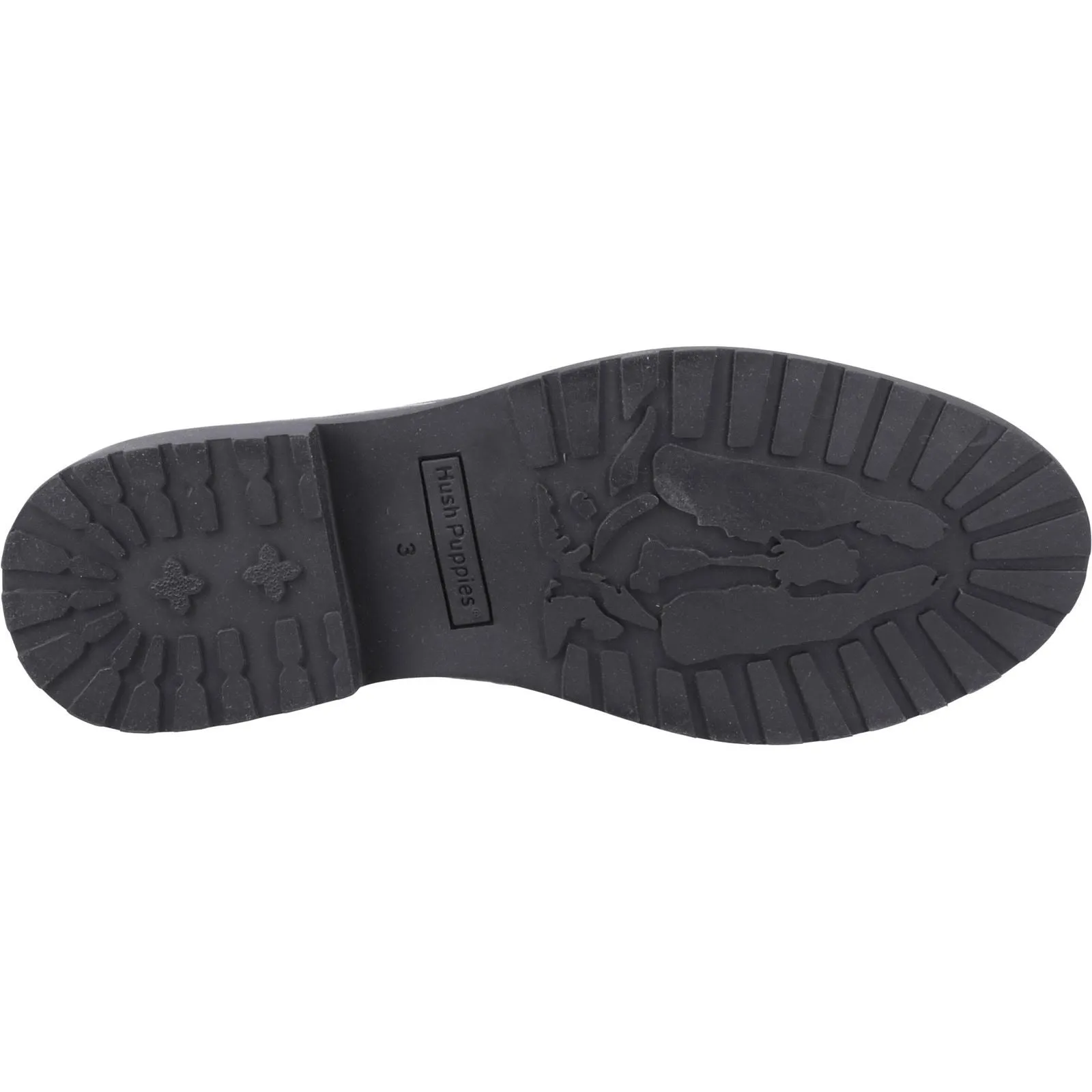 Hush Puppies Verity Slip On Leather Women's Black Loafers