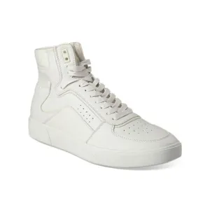 INC Mens White Perforated Keanu Round Toe Platform Lace-Up Sneakers Shoes 11 M