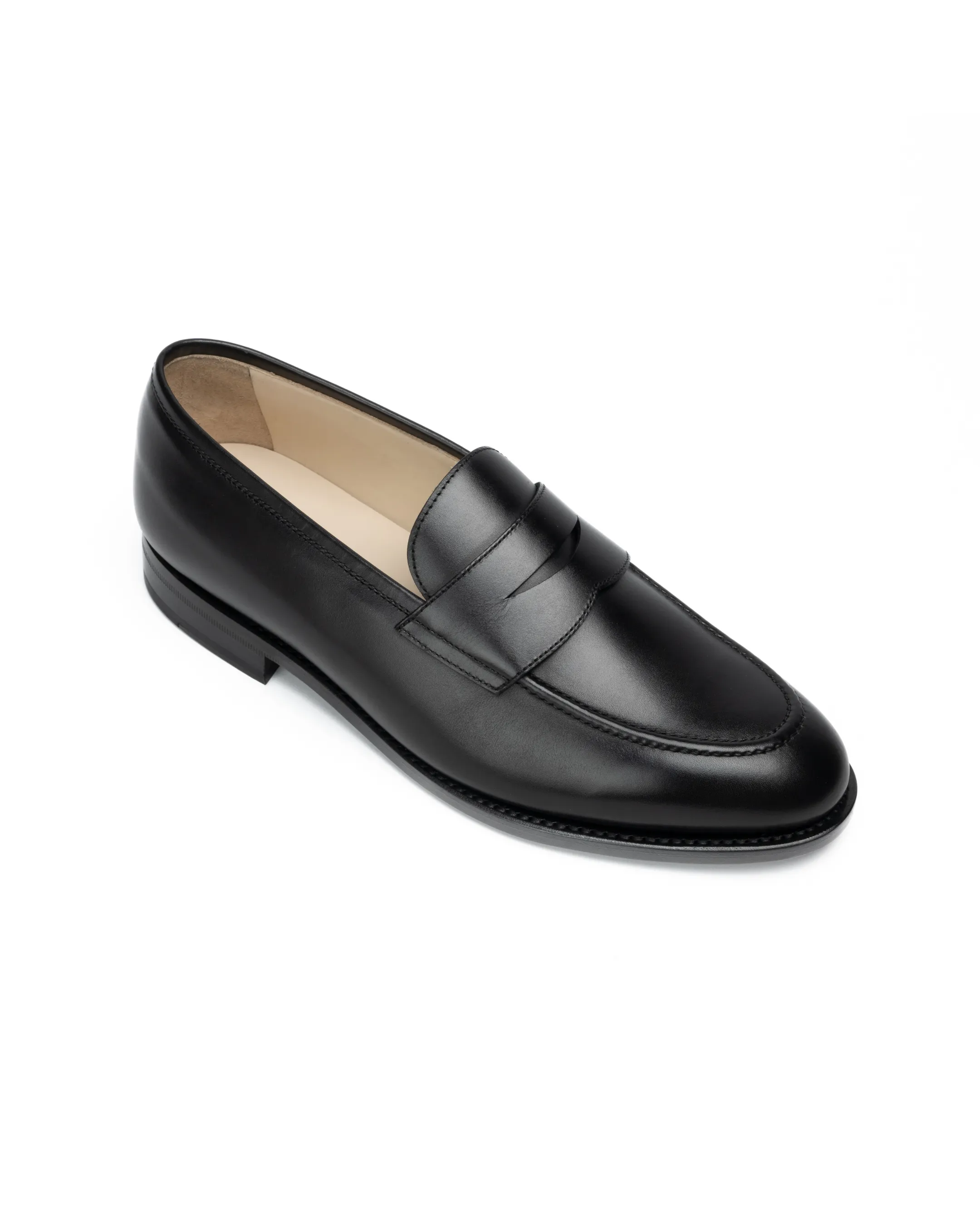 Ito Penny Loafer - Black Calf