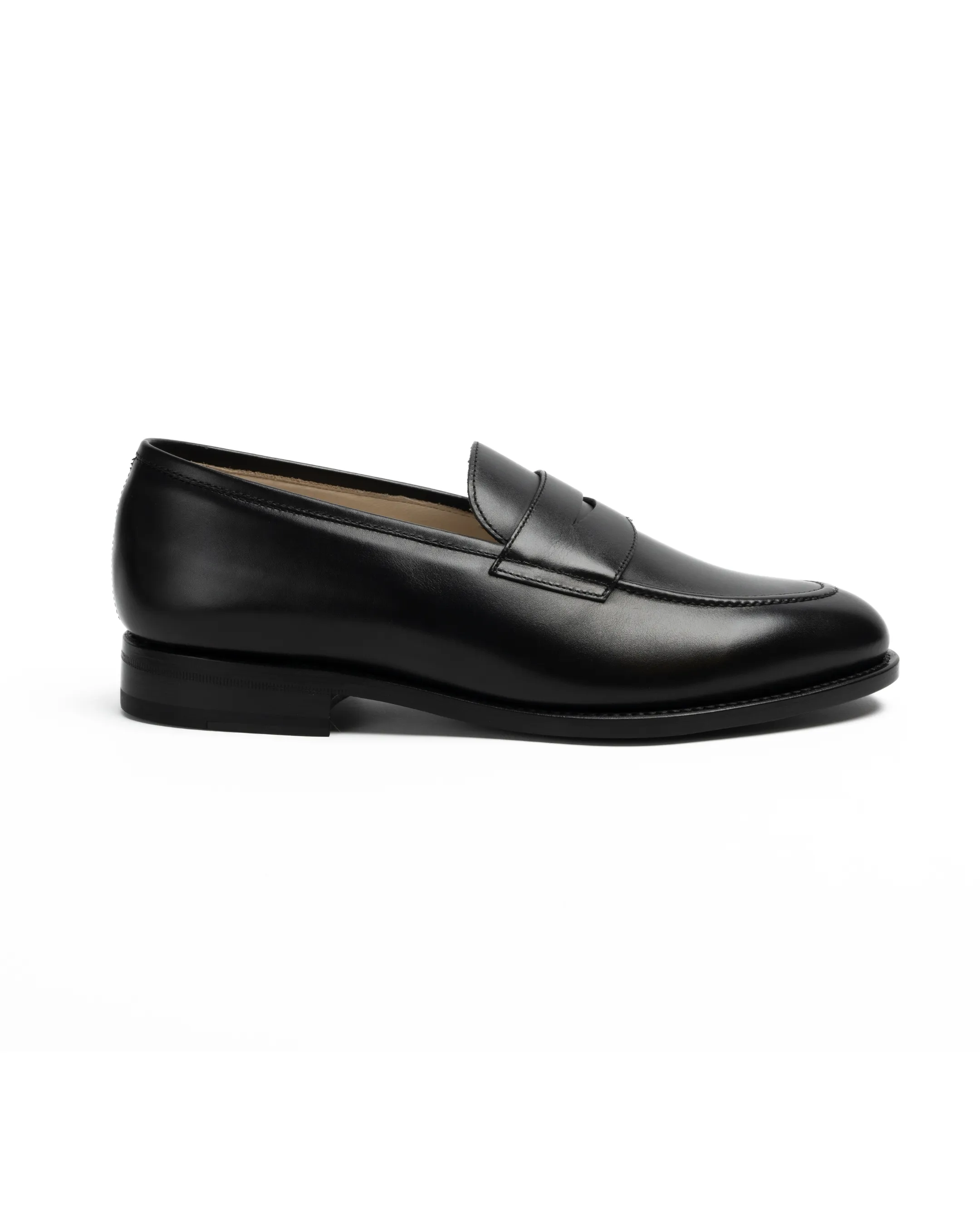 Ito Penny Loafer - Black Calf