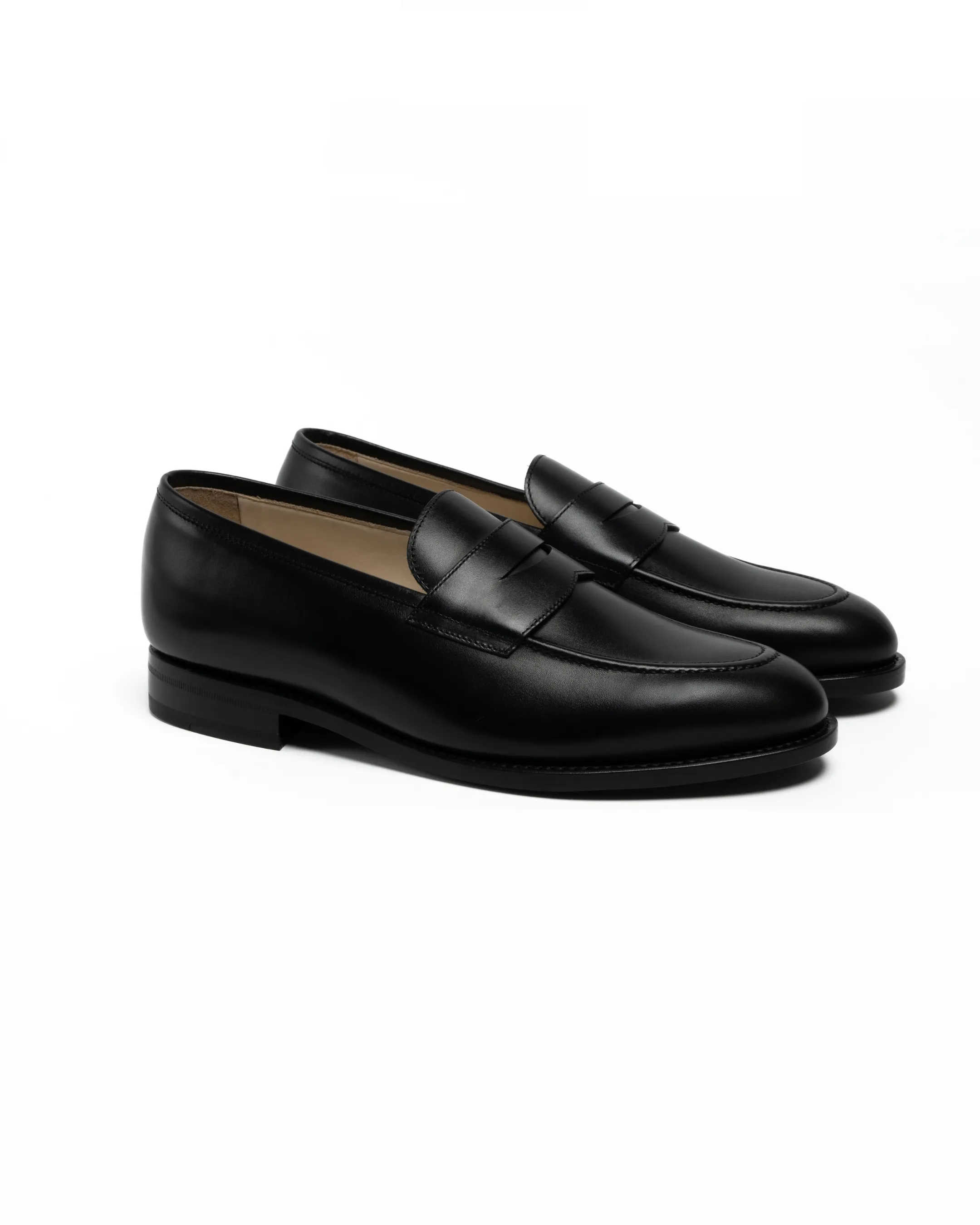 Ito Penny Loafer - Black Calf