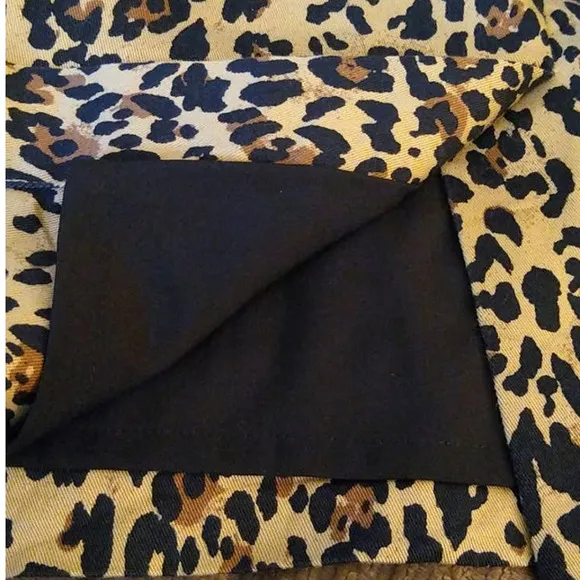 J. Crew Animal Print Pencil Skirt Size 4
