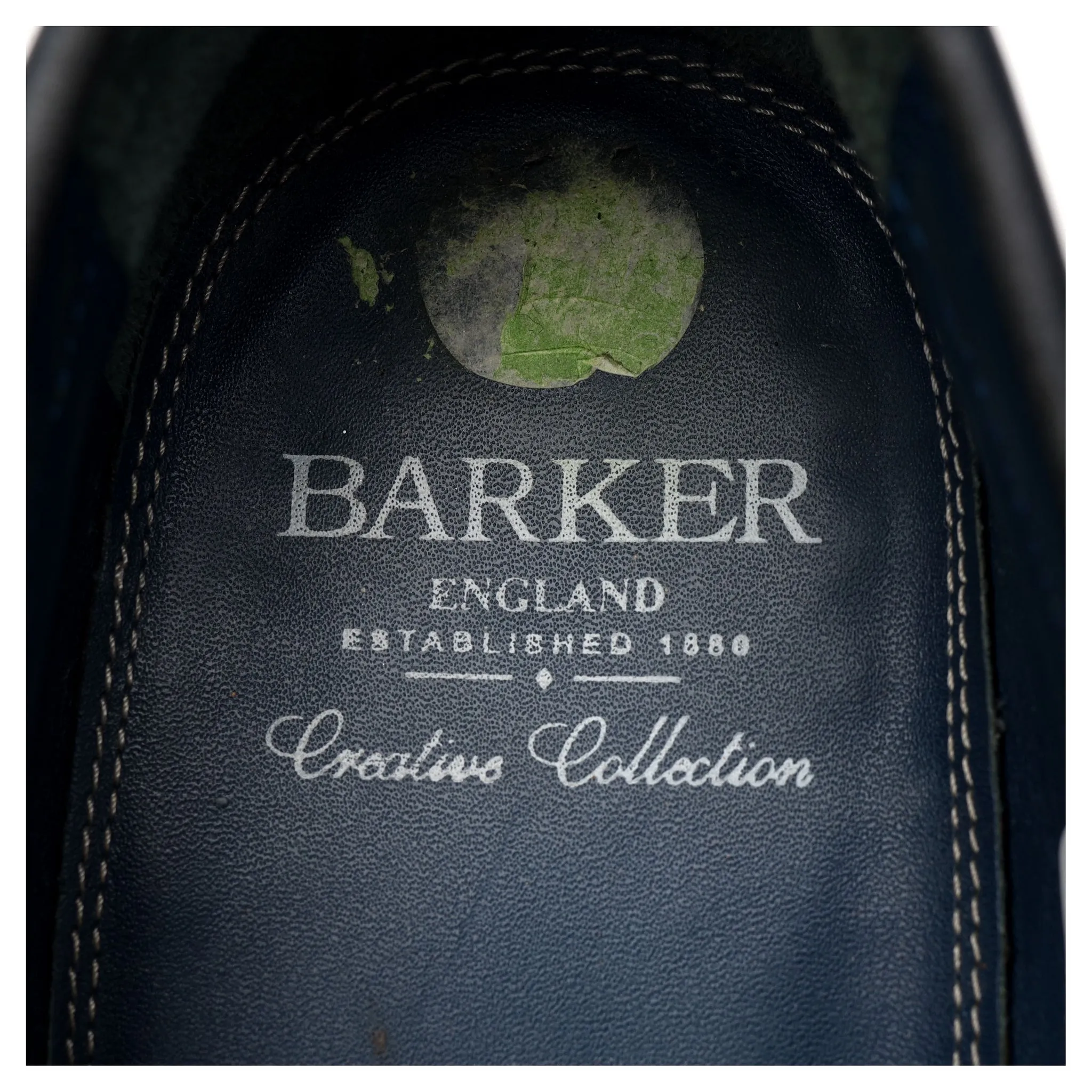 'Jack 2' Navy Blue Leather Loafers UK 7.5 F