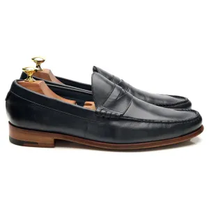 'Jack 2' Navy Blue Leather Loafers UK 7.5 F