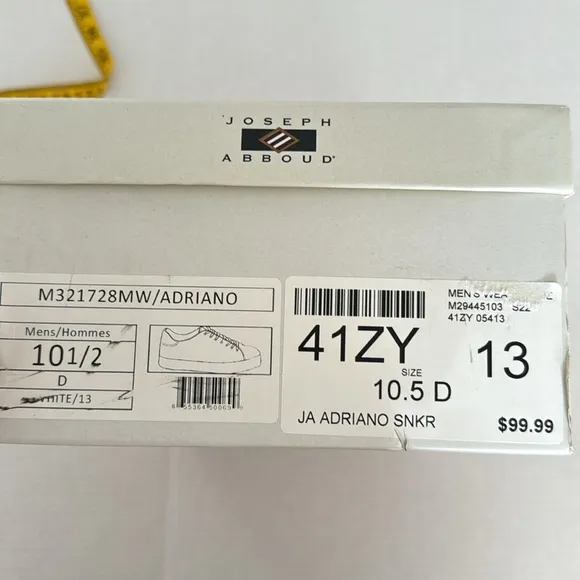 Joseph AbboudAdriano Sneakers size 10.5