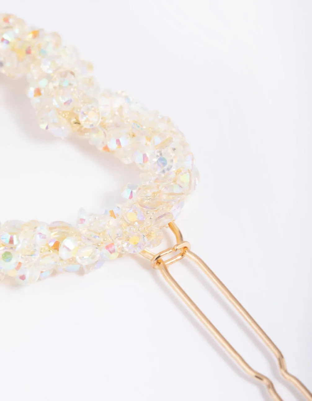 Kids Bead Heart Clips