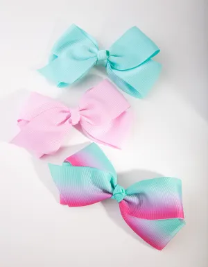 Kids Fabric Small Mint & Pink Bow Pack