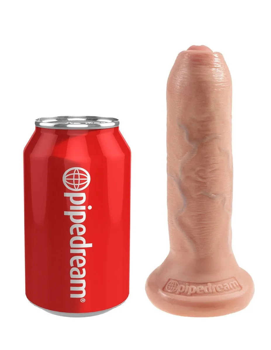 KING COCK 6 in. Uncut REALISTIC DILDO