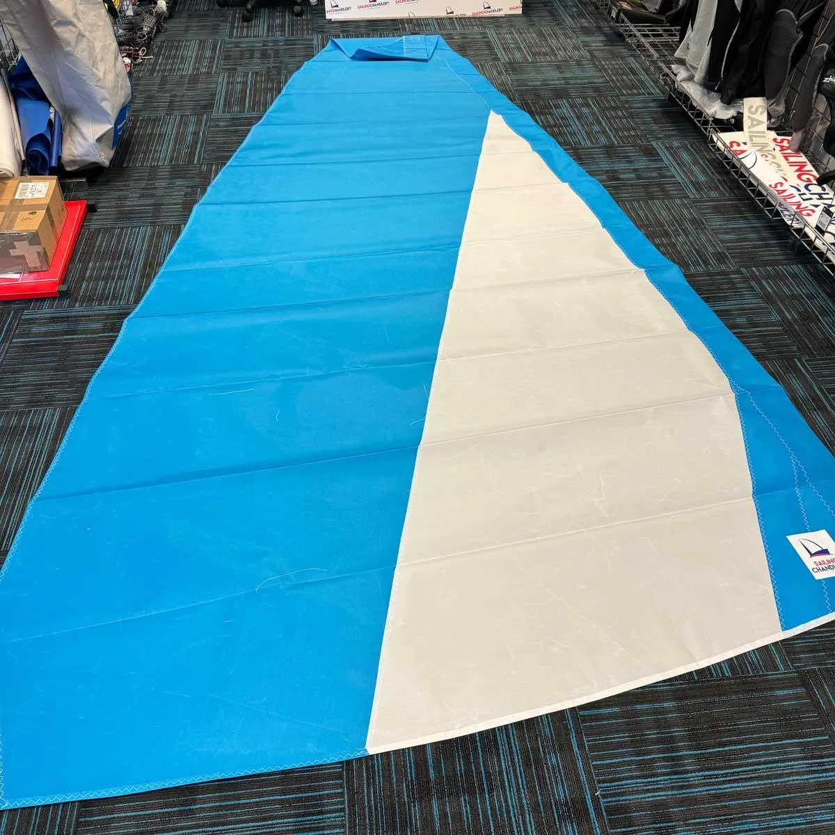 Laser Pico Training Sail Replica - Blue and White