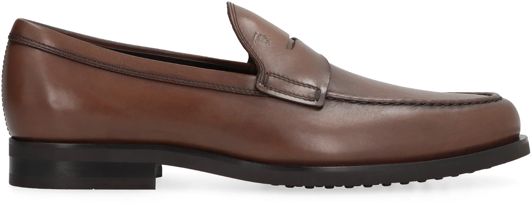 Leather loafers