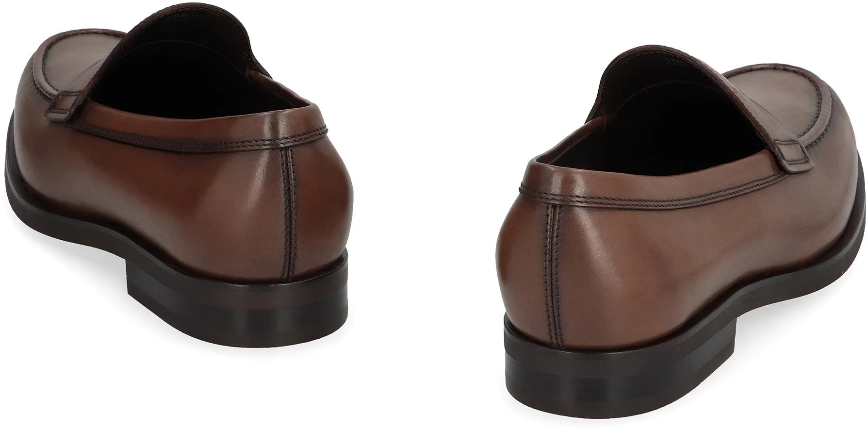 Leather loafers