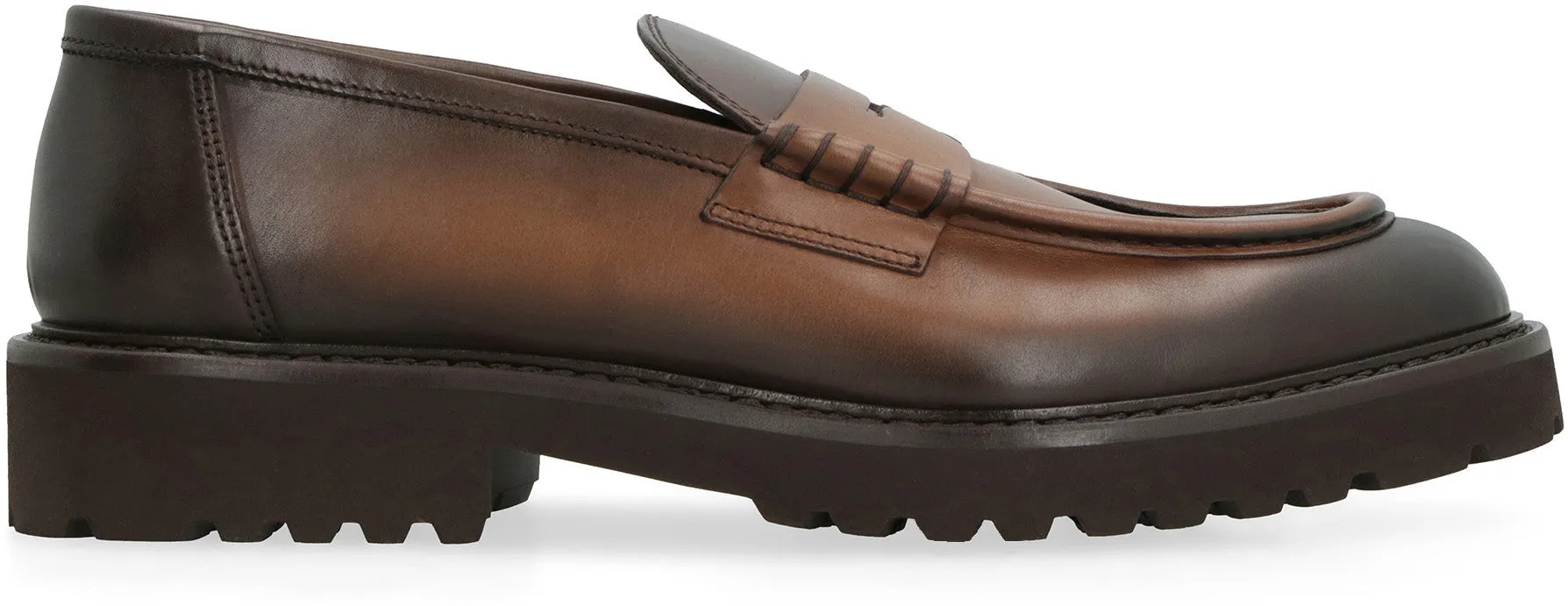 Leather loafers