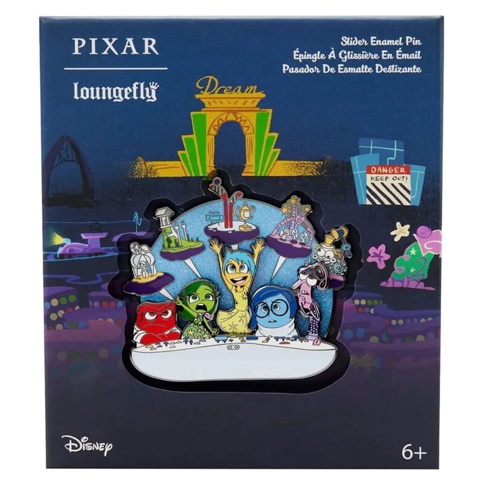Loungefly Inside Out Control Panel Disney Pixar 3 Inch Pin Badge