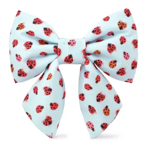 Love Bug Lady Dog Bow