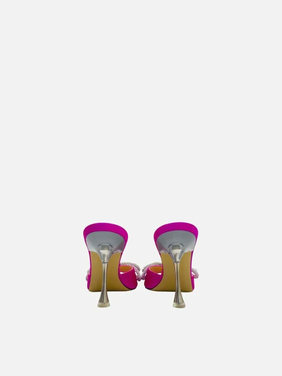 MACH & MACH Double Bow Pink Mules 38