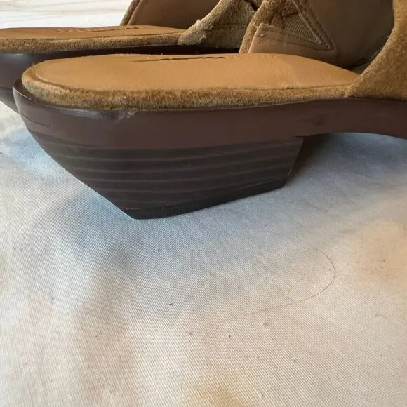 Madewell $148 Jesse Western Mule in Suede Size 10.5 NN054