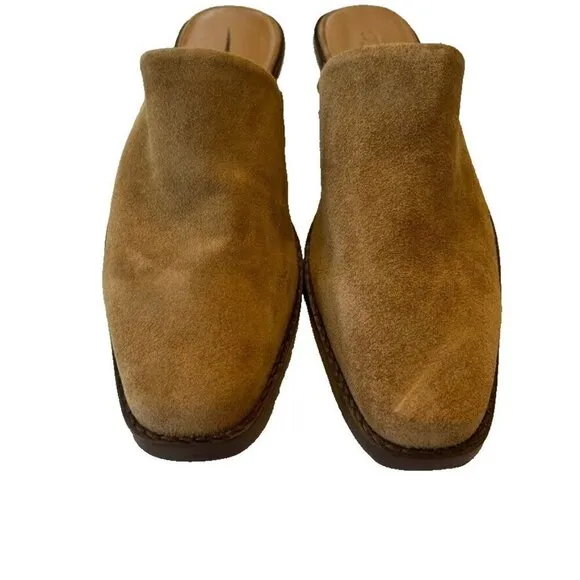 Madewell $148 Jesse Western Mule in Suede Size 10.5 NN054