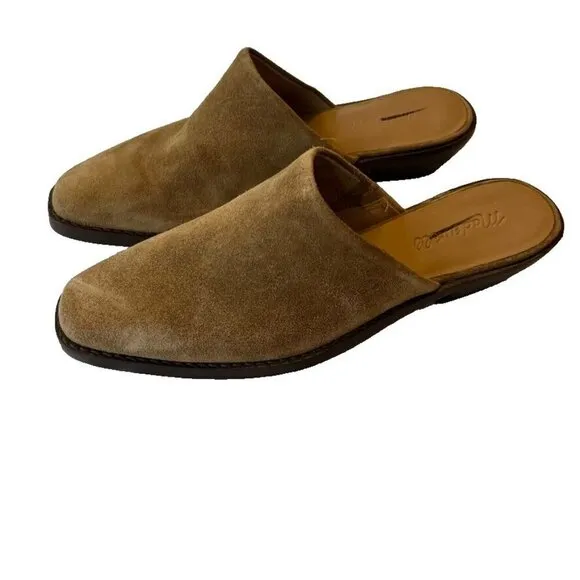 Madewell $148 Jesse Western Mule in Suede Size 10.5 NN054