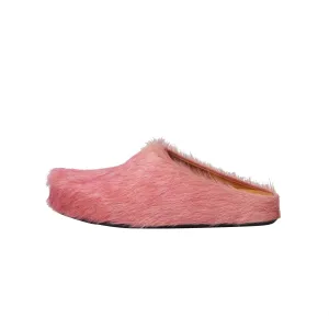 Marni Womens Long Hair Fussbett Sabot Mule