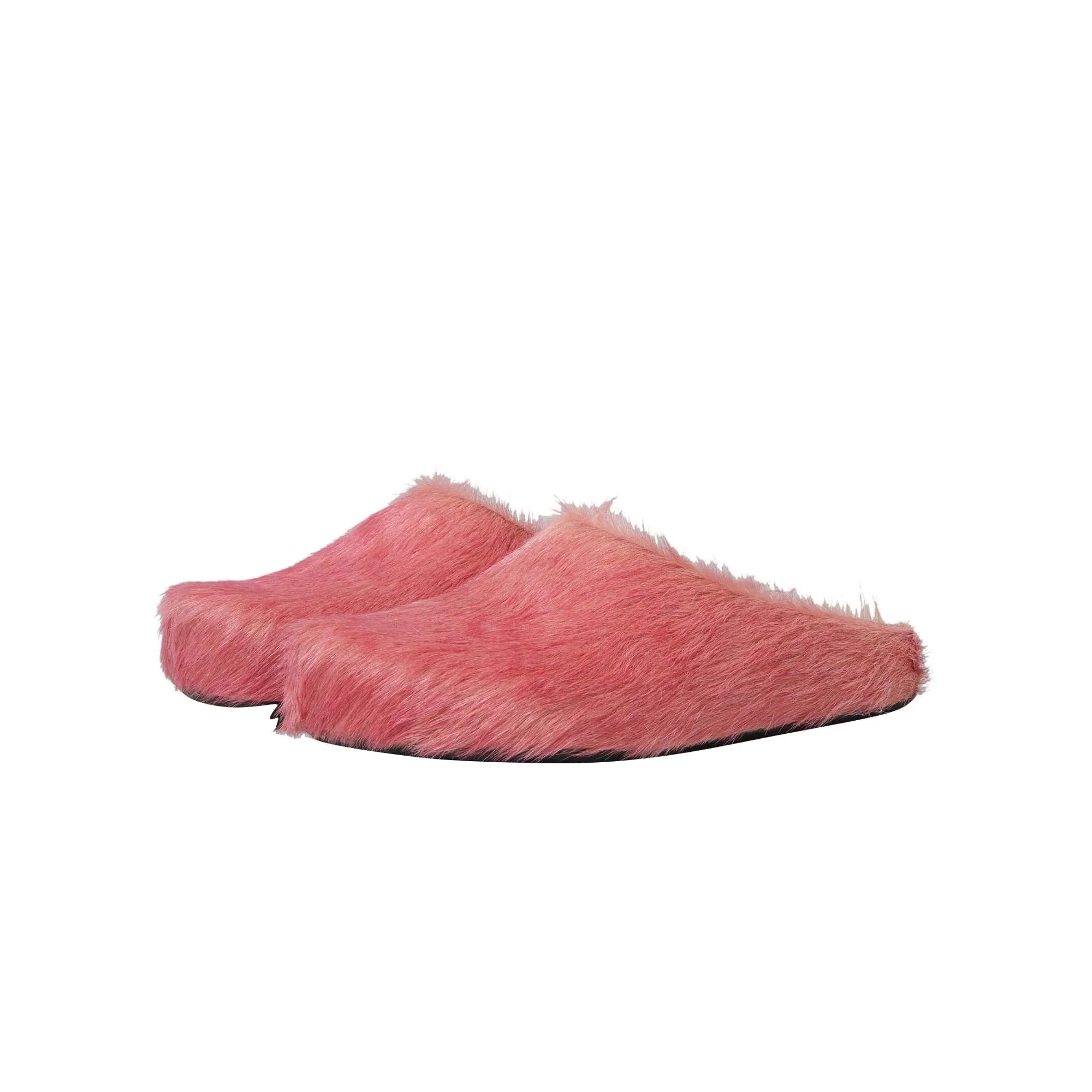 Marni Womens Long Hair Fussbett Sabot Mule
