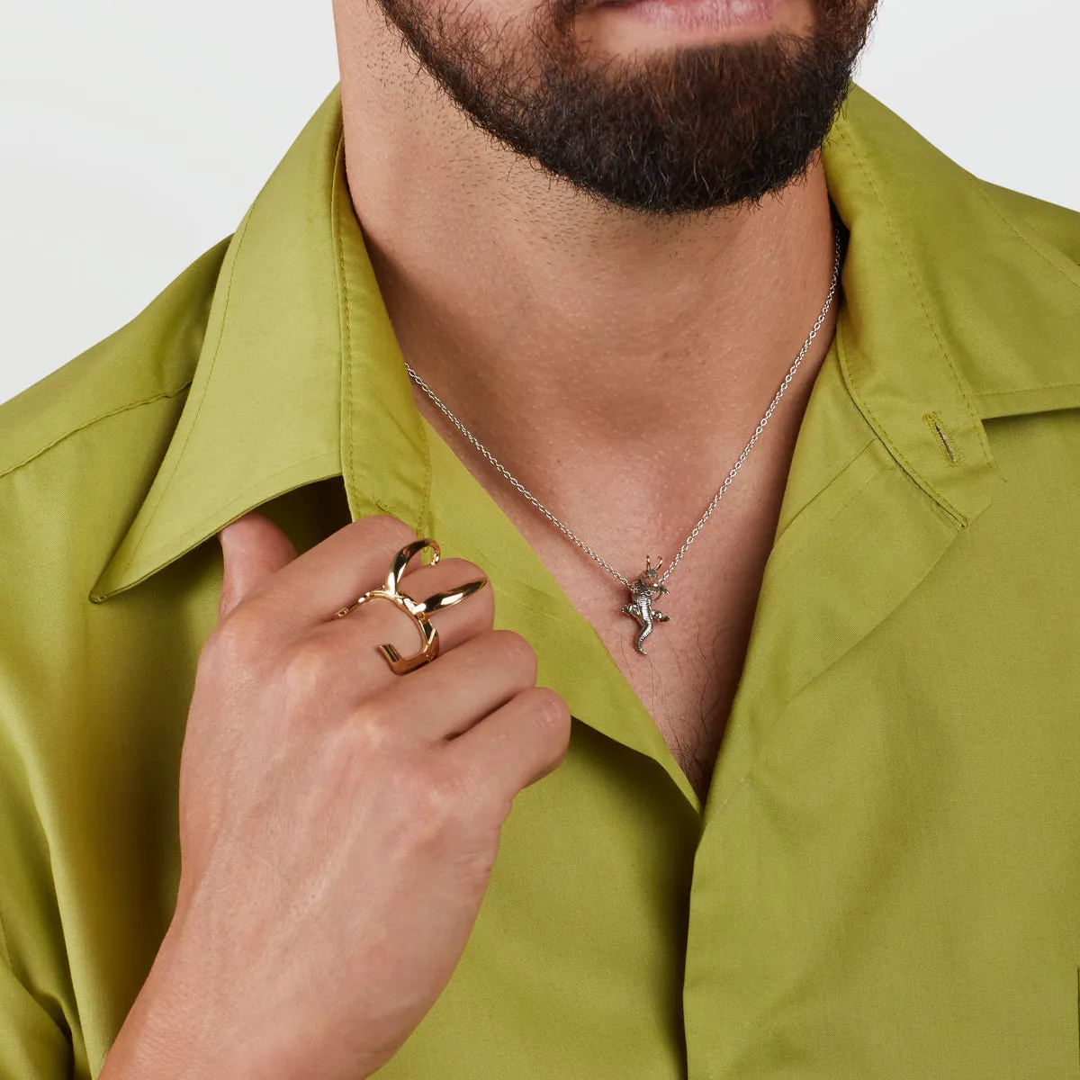 Marvel X RockLove LOKI Alligator Loki Necklace
