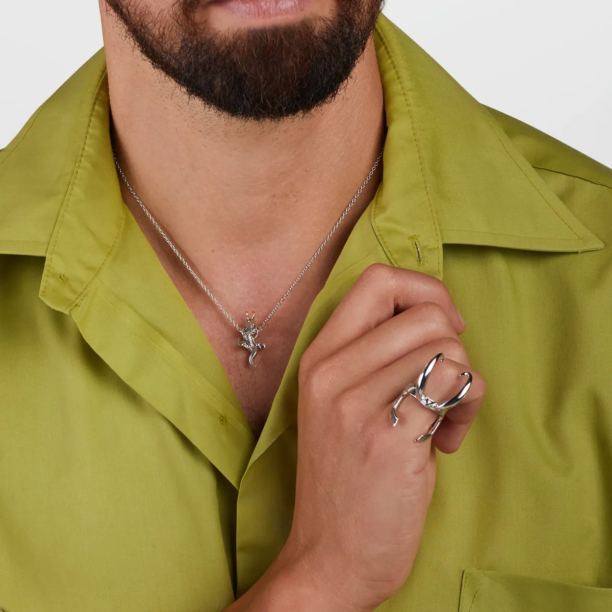 Marvel X RockLove LOKI Alligator Loki Necklace