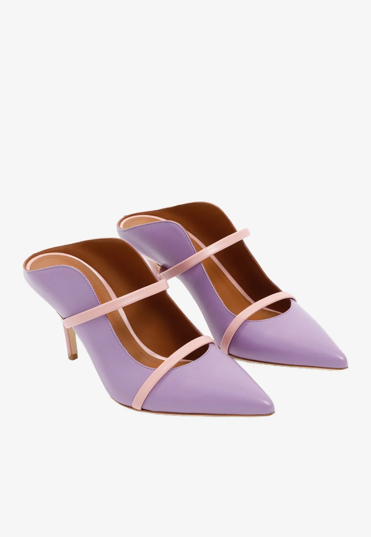 Maureen 70 Nappa Leather Mules