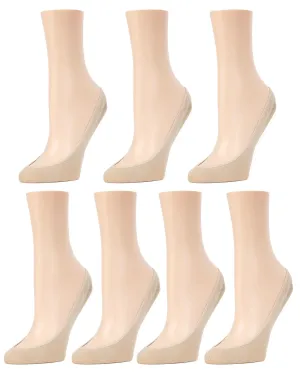 Memoi No-Show Micro Shoe Liners 7-Pack - Mp050