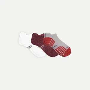 Men's Ankle Essentials: 3-Pack Mid-Weight Comfort Socks