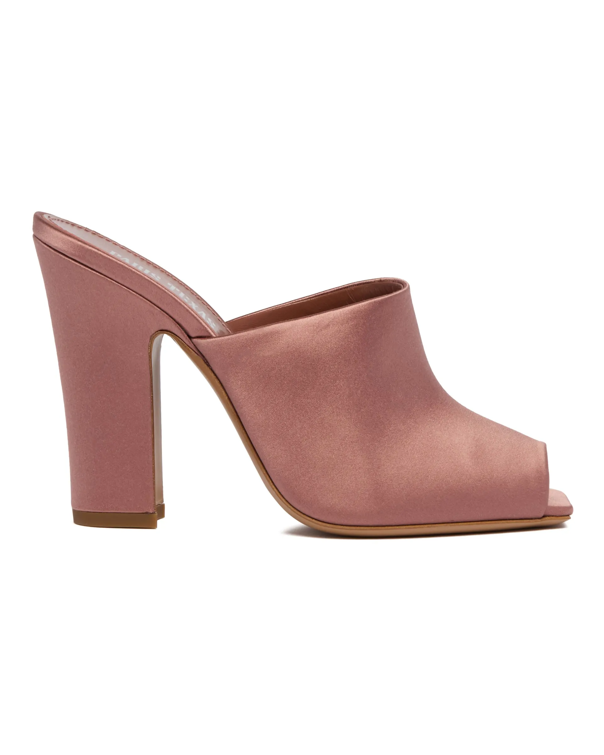Mules In Satin Rosie Beige