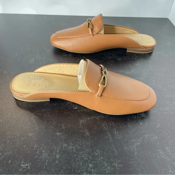 NATURALIZER Kayden-Mule Mules Women’s English Tea Faux Leather