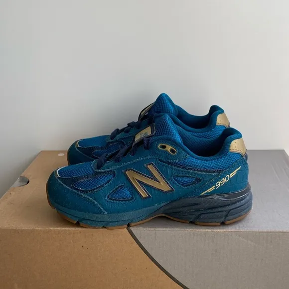New Balance 990 “Blue Sapphire” Kids Sneakers - SZ 12 C