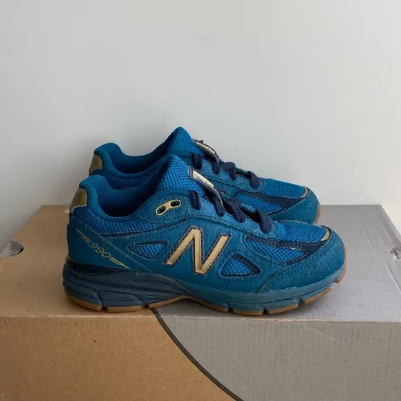 New Balance 990 “Blue Sapphire” Kids Sneakers - SZ 12 C