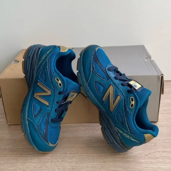 New Balance 990 “Blue Sapphire” Kids Sneakers - SZ 12 C
