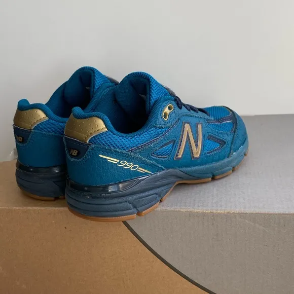 New Balance 990 “Blue Sapphire” Kids Sneakers - SZ 12 C