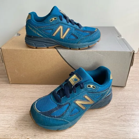 New Balance 990 “Blue Sapphire” Kids Sneakers - SZ 12 C