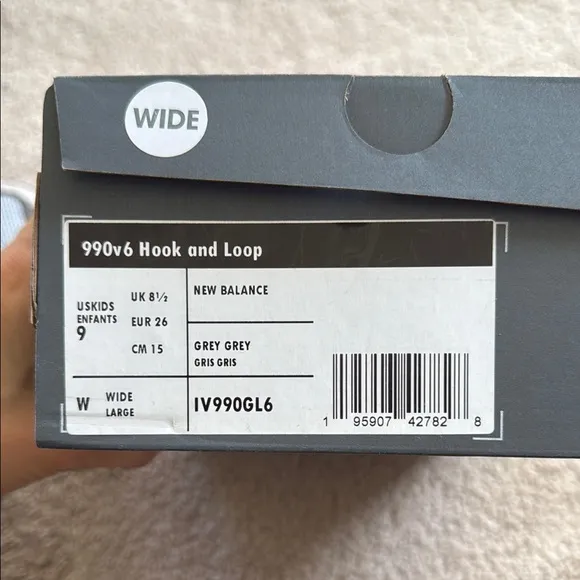 New Balance Kids' Gray Sneakers