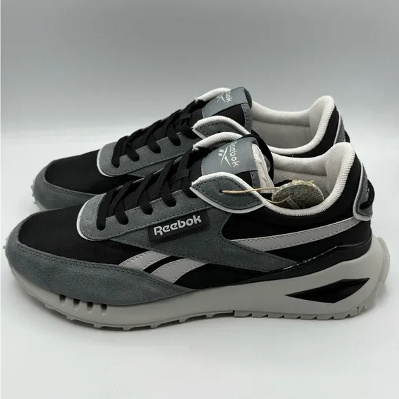 NEW Reebok Forte Racer Men's Black Gray Sneakers
