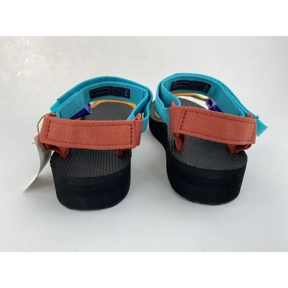 NEW Teva Midform Universal Multi Color Women's Sandals Straps Colorblock Strappy