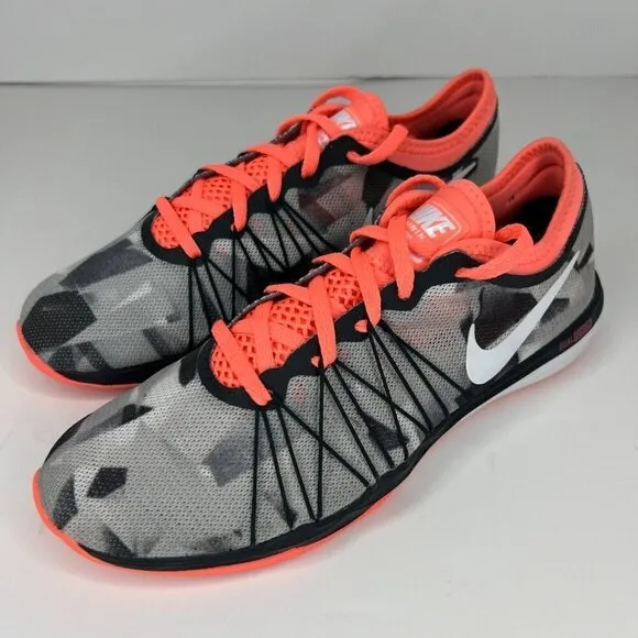Nike Womens  Dual Fusion TR 844667-600 Gray Sneakers Size 7.5 Running Shoes