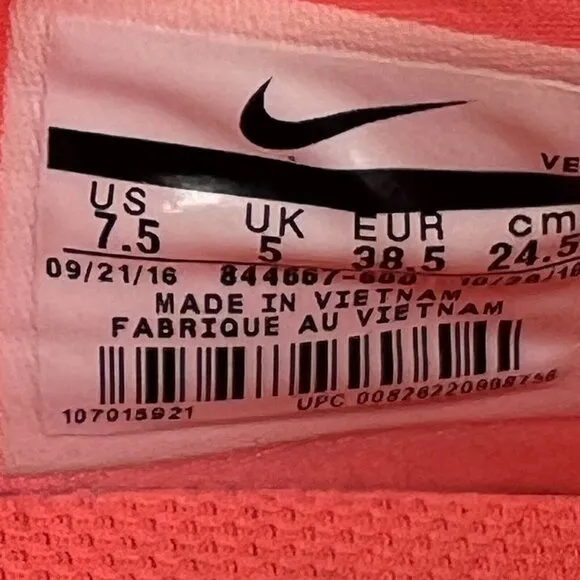 Nike Womens  Dual Fusion TR 844667-600 Gray Sneakers Size 7.5 Running Shoes