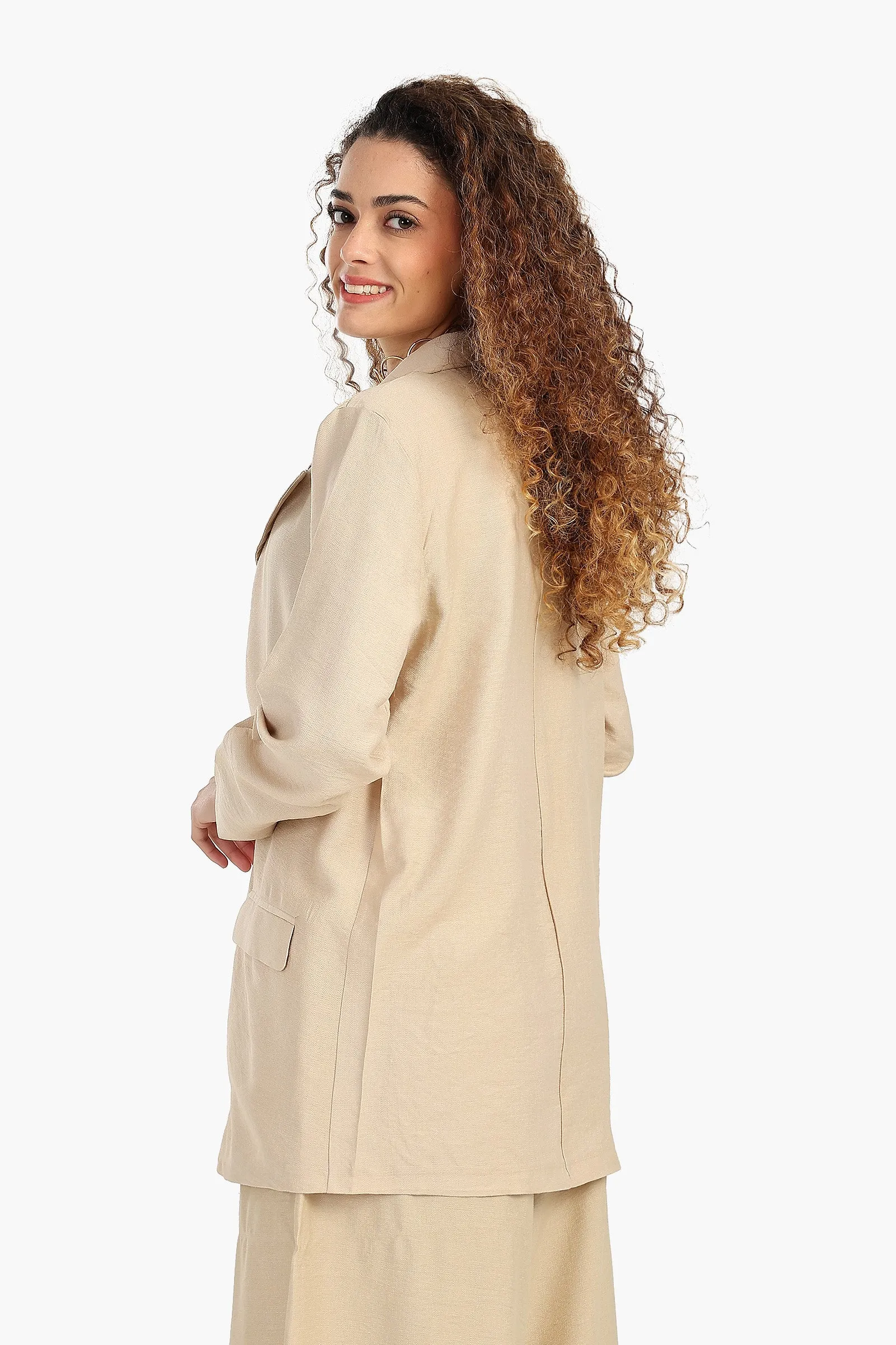 Notch Collar Lounge Blazer