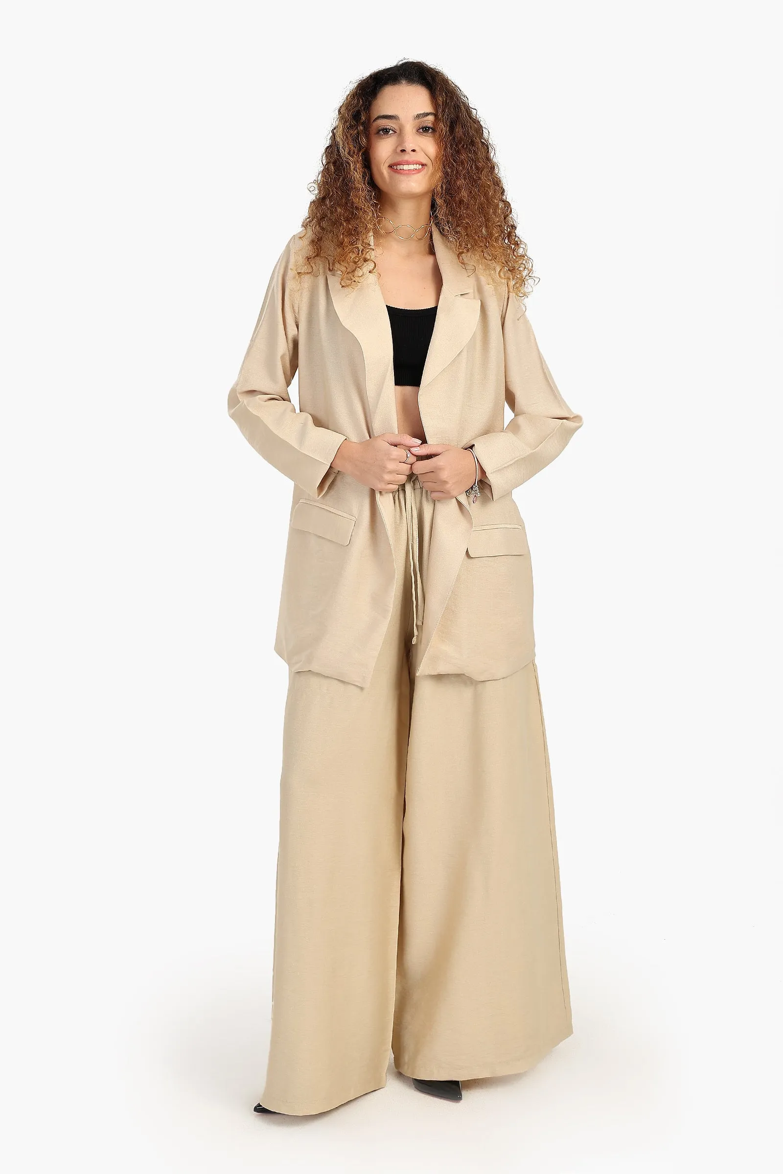 Notch Collar Lounge Blazer