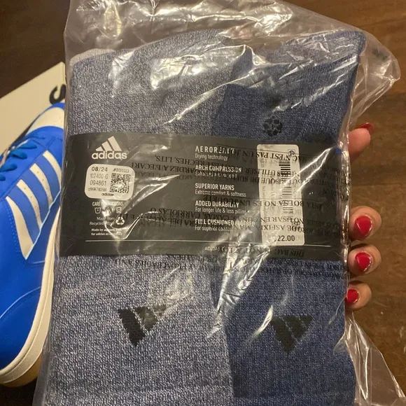 NWT bundle! Adidas sneakers and socks!