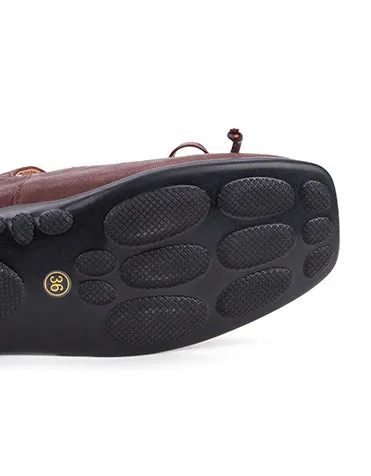 Obiono Square Toe Double Buckle Ballet Shoes