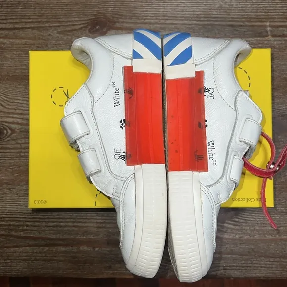 Off white sneakers size 4y